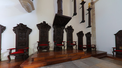 Iglesia de San Cristóbal en Comillas, Cantabria, España
