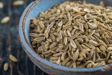 Fennel Seeds in a Bowl