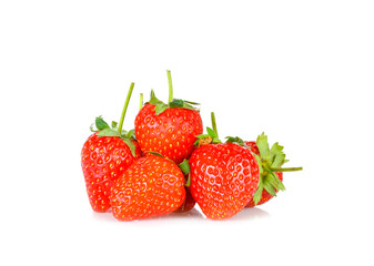 Strawberry on white background