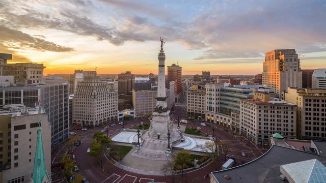 Indianapolis, Indiana, USA Skyline
