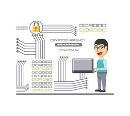 Mining cryptocoins design