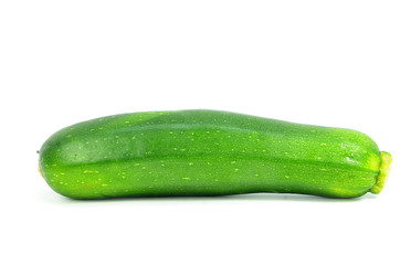 Zucchini or courgettes isolated