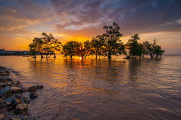 sunset and sunrise in Batam 