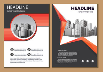 design cover poster a4 catalog book brochure flyer layout annual report business template