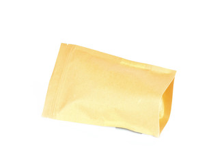 Paper bag on white background