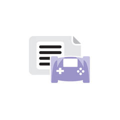 Game Document Logo Icon Design