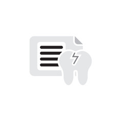 Dental Document Logo Icon Design