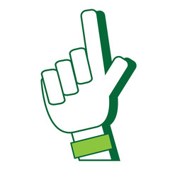 hand pointing icon