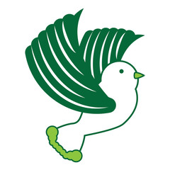 cartoon dove icon