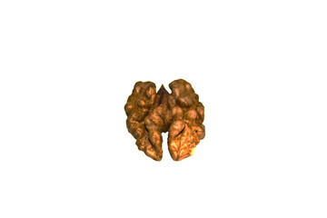walnut isolated on white background