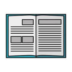 text book isolated icon vector illustration design