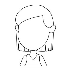 cute and little girl vector illustration design