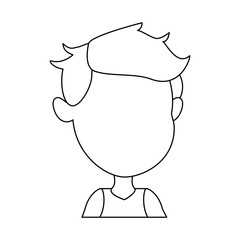 Fototapeta premium cute and little boy vector illustration design