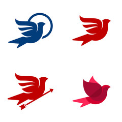 Obraz premium consulting logo vector icon illustration collection 