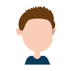 cute and little boy vector illustration design