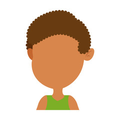 cute and little boy vector illustration design