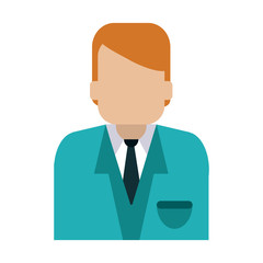 Male doctor avatar vector illustration graphic design