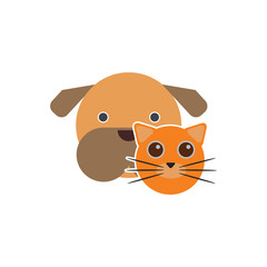 Cat Dog Logo Icon Design