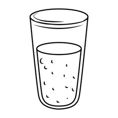 fresh juice glass icon vector illustration design
