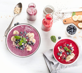 Berries smoothie for Healthy Breakfast.