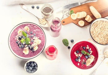 Berries smoothie for Healthy Breakfast.