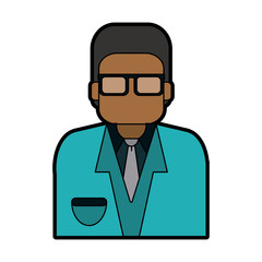 Male doctor avatar vector illustration graphic design