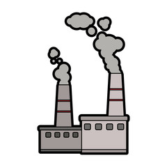 Nuclear plant symbol vector illustration graphic design