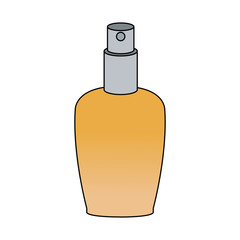 Perfume bottle isolated vector illustration graphic design