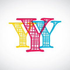 Letter Y logo icon design template elements