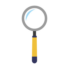 Magnifying glass symbol vector illustration graphic design