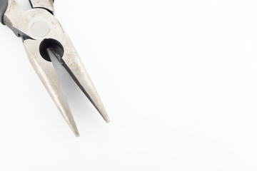 Needle nose pliers .