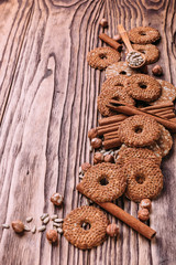 fitness cookies with sunflower seeds