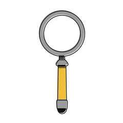 Magnifying glass symbol icon vector illustration graphic design