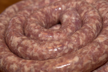 Obraz premium homemade sausages