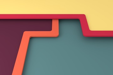 Abstract background. 3D rendering.