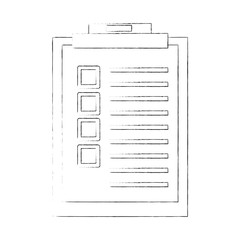 Checklist document board icon vector illustration graphic design