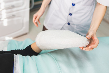 Naklejka premium process paraffin treatment