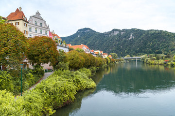 Frohnleiten by Mud River in Styria