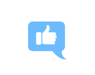 Fototapeta premium Feedback icon, chat icon, good or bad icon