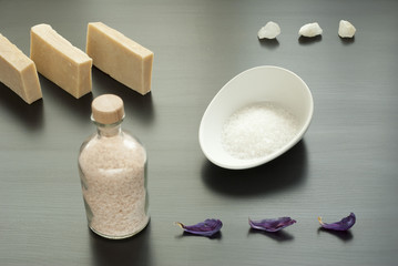 Soaps and bath salts