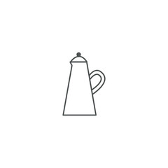 teapot icon. sign design