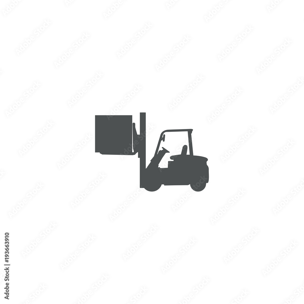 Canvas Prints lifting machine icon. sign design