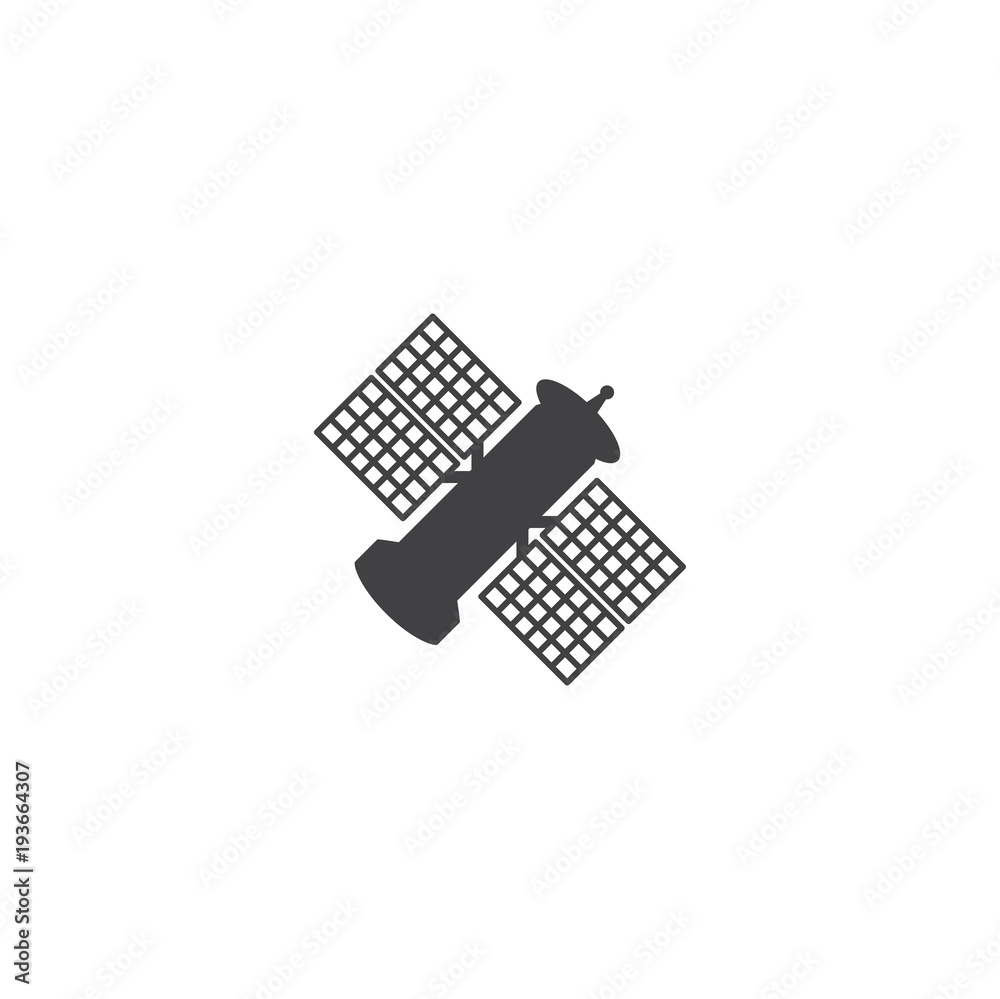 Poster satellite icon. sign design