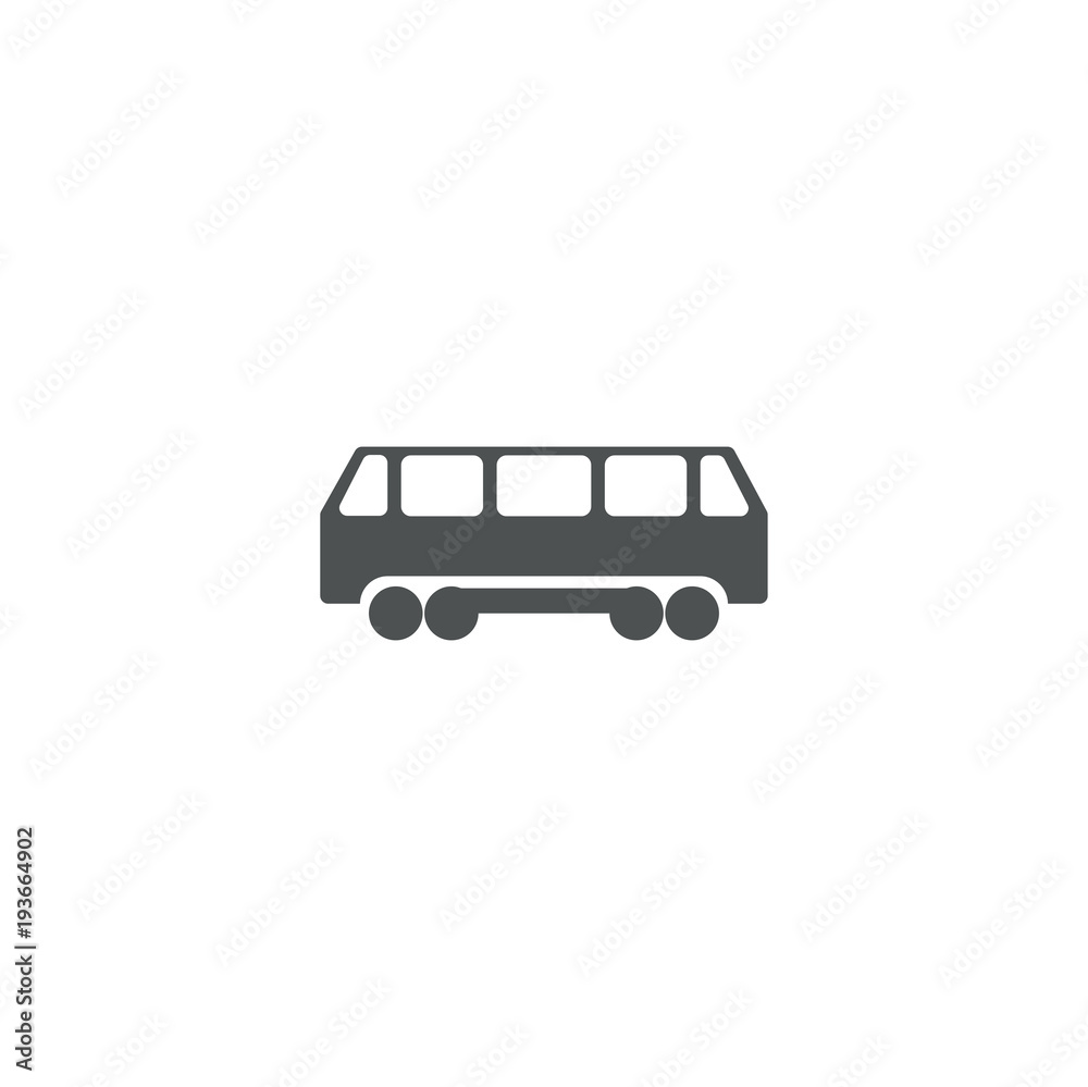 Sticker bus icon. sign design