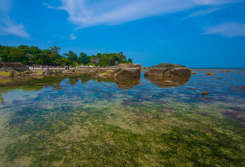 Fototapeta na wymiar wonderful indonesia, location bintan island