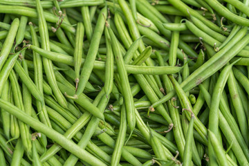 Pile of green beans