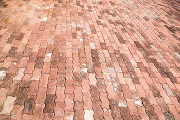 Paving stone on a platform as a background