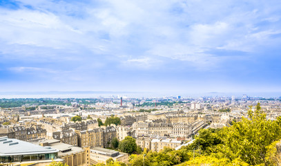 Fototapeta na wymiar View on Cityscape of Edinburgh - the capital of Scotland