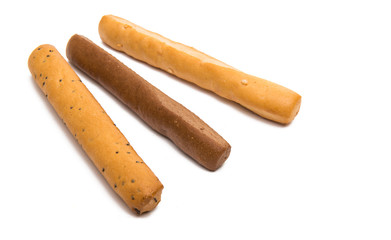 bread sticks isolated