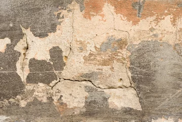 Keuken foto achterwand Verweerde muur Muurfragment met krassen en scheuren